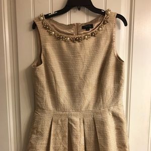 Gold-cocktail Dress